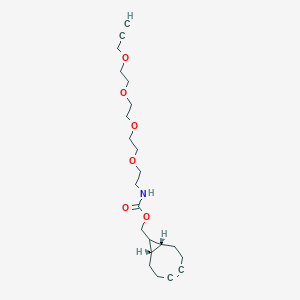 molecular formula C22H33NO6 B15143705 BCN-PEG4-alkyne 