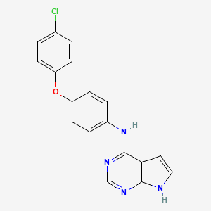 molecular formula C18H13ClN4O B15143731 Ttbk1-IN-2 