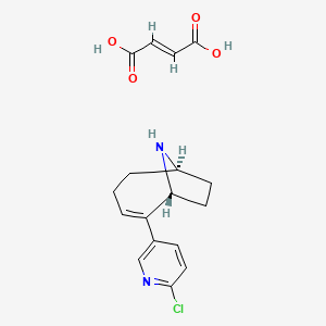 molecular formula C17H19ClN2O4 B15143738 UB-165 (fumarate) 