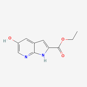 molecular formula C10H10N2O3 B1514374 ethyl 5-hydroxy-1H-pyrrolo[2,3-b]pyridine-2-carboxylate 