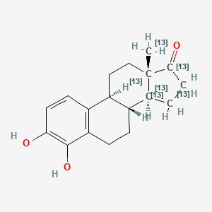 molecular formula C18H22O3 B15143777 4-Hydroxyestrone-13C6 