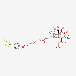 molecular formula C41H50O11S3 B15143781 Apoptosis inducer 4 