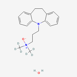 molecular formula C19H26N2O2 B15143782 Imipramine-d6 N-Oxide Monohydrate 