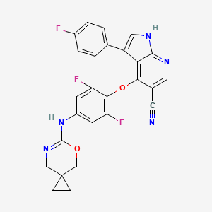 molecular formula C26H18F3N5O2 B15143788 Hpk1-IN-29 