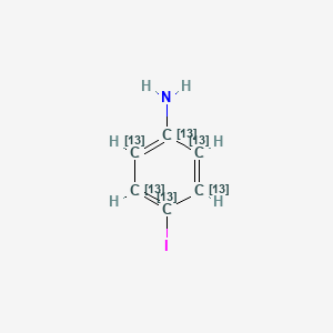 molecular formula C6H6IN B15143796 4-Iodoaniline-13C6 CAS No. 233600-80-1