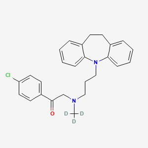 molecular formula C26H27ClN2O B15143838 Lofepramine-d3 