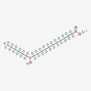 12-Hydroxystearic acid-d34 (lithium)