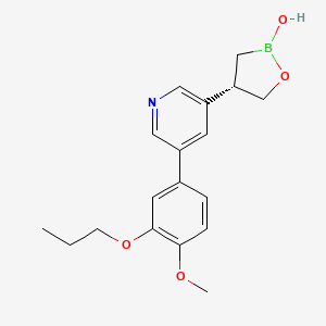 molecular formula C18H22BNO4 B15143888 Pde4-IN-8 