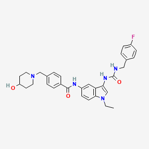 molecular formula C31H34FN5O3 B15143895 ATX inhibitor 20 