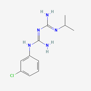 molecular formula C11H16ClN5 B1514391 Imidodicarbonimidic diamide, N-(3-chlorophenyl)-N'-(1-methylethyl)- CAS No. 807308-41-4