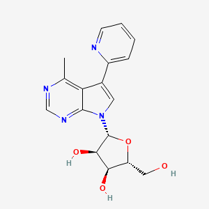 molecular formula C17H18N4O4 B15143945 Antileishmanial agent-4 