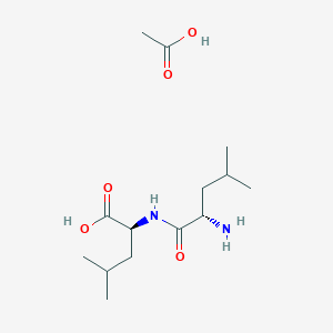 molecular formula C14H28N2O5 B1514395 Leu-Leu acetate salt CAS No. 73237-76-0