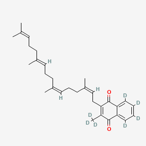 molecular formula C31H40O2 B15143951 2Z,6Z-Vitamin K2-d7 