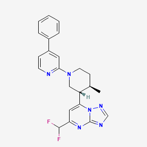 molecular formula C23H22F2N6 B15143954 Pde2A-IN-1 