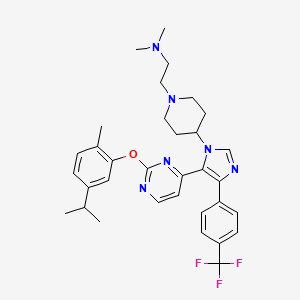 molecular formula C33H39F3N6O B15143975 Brd4 D1-IN-2 