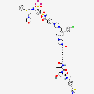 molecular formula C82H105ClF3N11O11S4 B15143988 PROTAC Bcl-xL degrader-3 