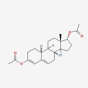 molecular formula C22H30O4 B1514400 (17alpha)-Estra-3,5-diene-3,17-diyl diacetate CAS No. 4999-76-2