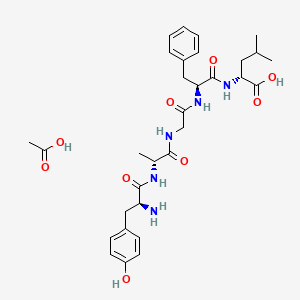 molecular formula C31H43N5O9 B1514402 (d-Ala2,d-leu5)-enkephalin acetate CAS No. 94825-57-7