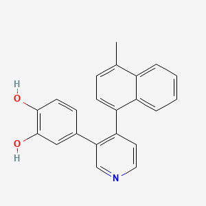 molecular formula C22H17NO2 B15144022 Rsk-IN-1 