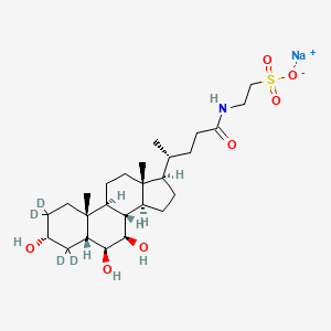 Tauro-|A-muricholic acid-d4 (sodium)