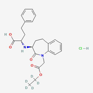 Benazeprilat ethyl ester-d5 (hydrochloride)