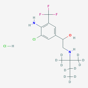 molecular formula C14H21Cl2F3N2O B1514410 Mapenterol D11 hydrochloride 