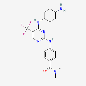 molecular formula C20H25F3N6O B15144102 Flt3-IN-11 