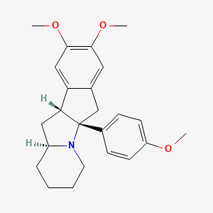 molecular formula C24H29NO3 B15144110 (+)-Pileamartine A 