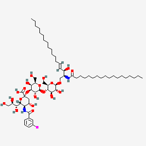 molecular formula C64H109IN2O21 B15144124 Antitumor agent-41 