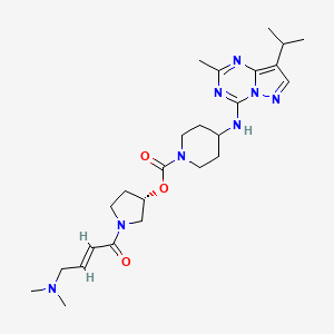 molecular formula C25H38N8O3 B15144133 Cdk7-IN-8 