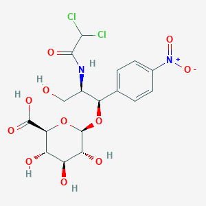 molecular formula C17H20Cl2N2O11 B1514414 Chloramphenicol 1-O-|A-D-Glucuronide CAS No. 1013074-93-5