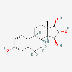 molecular formula C18H24O4 B15144146 Estetrol-d4 