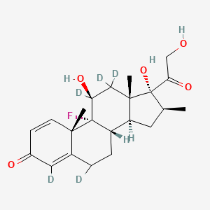 molecular formula C22H29FO5 B15144148 Betamethasone-d5-1 