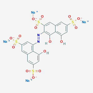 2,7-Disodium 4-hydroxy-5-{2-[8-hydroxy-1-oxo-3,6-bis(sodiooxysulfonyl)naphthalen-2-ylidene]hydrazin-1-yl}naphthalene-2,7-disulfonate