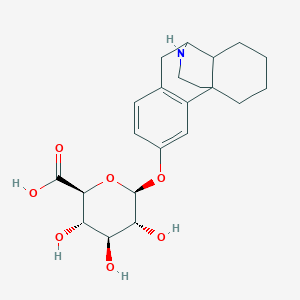 molecular formula C22H29NO7 B1514415 N-Desmethyl Dextrorphan |A-D-O-Glucuronide 