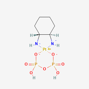 [(1R,2R)-2-azanidylcyclohexyl]azanide;[hydroxy(oxido)phosphoryl] hydrogen phosphate;platinum(4+)