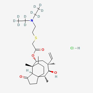 molecular formula C28H48ClNO4S B15144161 Tiamulin-d10 Hydrochloride 