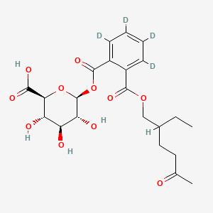 Mono(2-ethyl-5-oxo-hexyl) phthalate (phenyl) glucuronide-d4