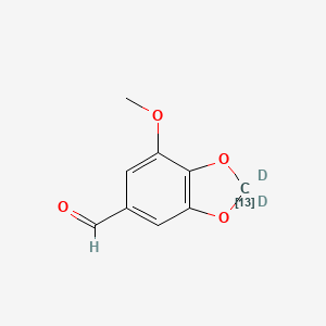 5-Methoxypiperonal-13C,d2