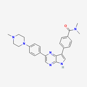 molecular formula C26H28N6O B15144191 Hpk1-IN-17 