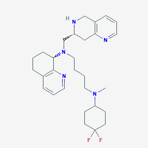 molecular formula C29H41F2N5 B15144200 CXCR4 antagonist 4 