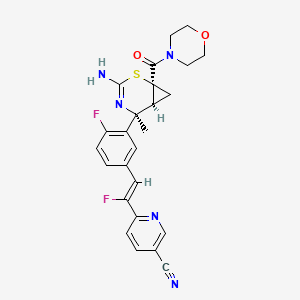 molecular formula C25H23F2N5O2S B15144236 Bace1-IN-6 