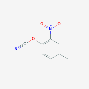 molecular formula C8H6N2O3 B1514424 4-Methyl-2-nitrophenyl cyanate CAS No. 1601-69-0