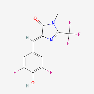 molecular formula C12H7F5N2O2 B15144248 Dfhbi-2T 