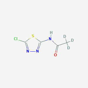 n-(5-Chloro-1,3,4-thiadiazol-2-yl)acetamide-d3