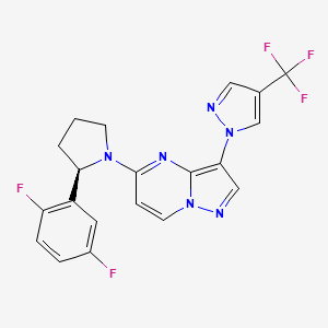 molecular formula C20H15F5N6 B15144274 Paltimatrectinib CAS No. 2353522-15-1