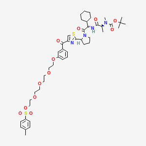 molecular formula C46H64N4O12S2 B15144313 cIAP1 Ligand-Linker Conjugates 12 