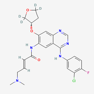 molecular formula C24H25ClFN5O3 B15144325 Afatinib-d4 