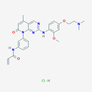 molecular formula C28H31ClN6O4 B15144342 EGFR-IN-1 hydrochloride 