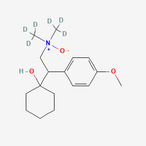 molecular formula C17H27NO3 B15144364 Venlafaxine N-oxide-d6 